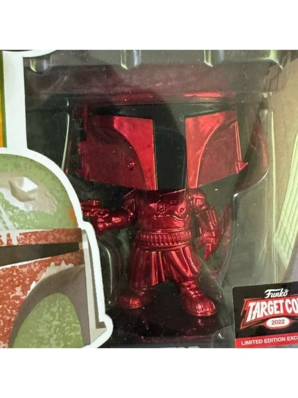 Funko Pop Star Wars Boba Fett Bobblehead #462 Target Con Red Chrome Ltd. Edition